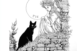 create pen and ink illustrations