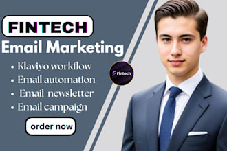 do fintech email marketing, automation klaviyo campaign workflow