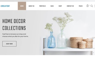 design home decor shopify store bamboo shopify store home decor website
