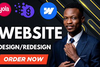 create stunning webflow, wix, grigora, yola, and framer websites