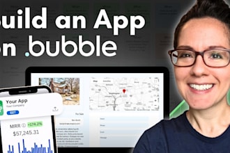 build your saas mvp or web app using adalo bubble softr glide or airt