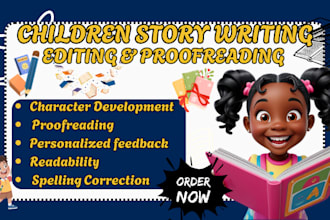 edit and proofread childrens storybook ebook book writing copy edit book format