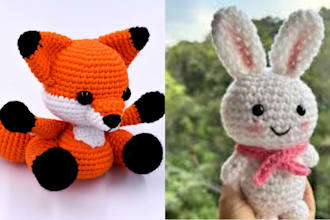 design unique crochet plush toys cute handmade amigurumi plush dolls