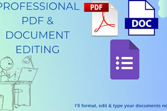 professionally format your word, google docs or PDF