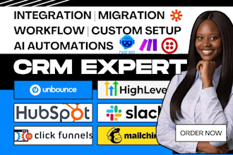 setup unbounce clickfunnels typeform hubspot gohighlevel mailchimp twilio slack