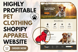 design pet clothing shopify store dog clothing pet apparel dog clothe website