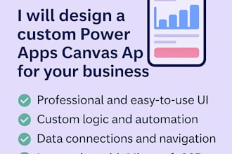 design a custom power apps canvas app for your business