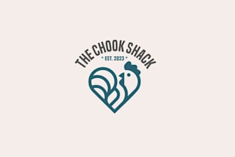 design pet chicken supplier online supply store logo