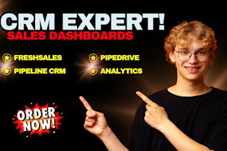 build sales performance dashboards in freshsales, pipedrive, pipeline crm