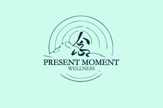design health and wellness brand logo