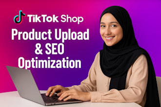 upload and SEO optimize your tiktok shop listings