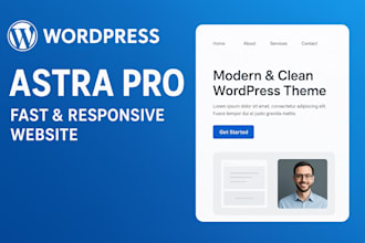 deutsche wordpress website mit astra pro und elementor pro