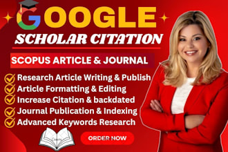 write and publish scopus article journal in google scholar incraese citation