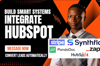 integrate hubspot crm apollo io zoom pandadoc synthflow stripe zapier automation