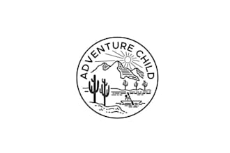 design motivation adventure child logo