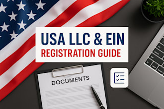 prepare non resident US llc documents  operating agreement and ein kit