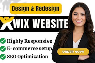do modern wix website design, redesign wix website, wix website design wix site
