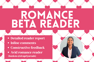 beta read your romance stories