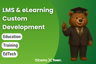 build a custom lms elearning website or edtech educational platform