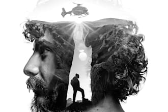 create stunning double and triple exposure photo manipulation art