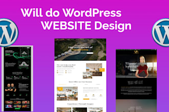 do wordpress website design