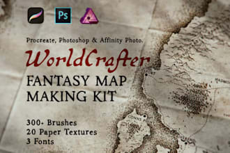 draw detailed hand drawn fantasy map battle map for your dnd or rpg world