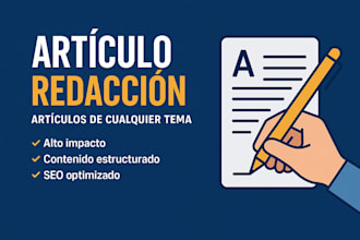 redacción de articulos sop de diversa tipología