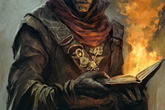 design fantasy horror and fantasy horror character
