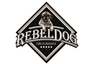 design thrilling elegant logo for rebel dog grooming