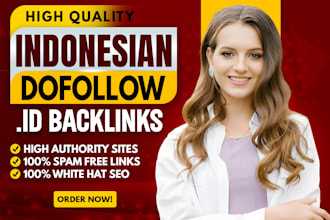 create powerful indonesian high da DR id contextual dofollow backlinks