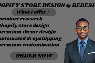do shopify website design and redesign