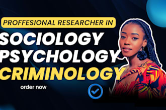 do psychology, sociology and criminology