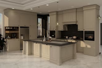 design kitchen cabinet interior design and virtual staging