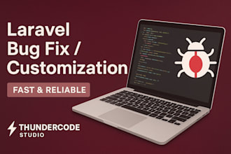 quickly fix or customize your laravel website
