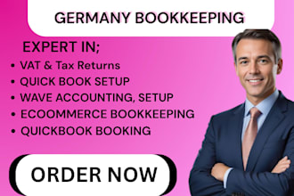 manage german bookkeeping, vat, and tax returns through elster, lexoffice