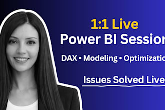 do power bi video consulting dax, modeling, optimization