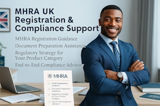 provide mhra uk registration and compliance support for fsa food registration