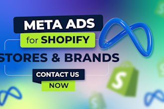 setup high converting shopify meta ads fb ig ad setup and management