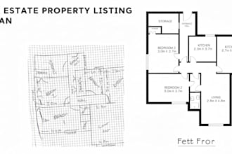 make property floor plans for UK listings