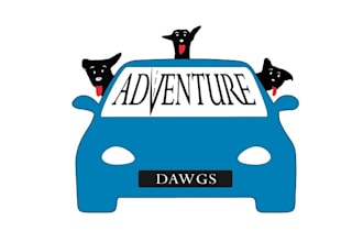 design powerful adventure dawgs logo