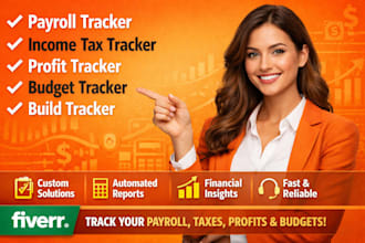 payroll tracker income tax tacker profit tracker budget tracker  build tracker