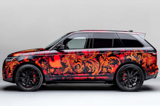 design car wrap, car livery, car decal, car sticker