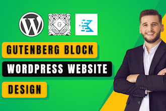 modern wordpress website with gutenberg block editor, kadence, spectra