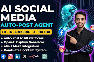 build ai social media autopost agent
