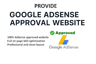 provide fresh google adsense approved website service