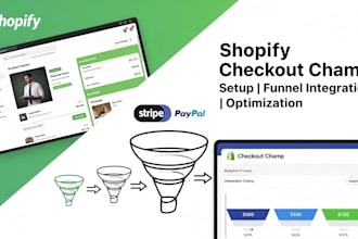 setup and integrate checkout champ with shopify for high converting sales funnel