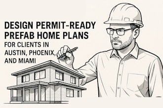 design permit ready prefab home plans for clients in austin, phoenix, and miami