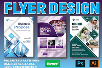 design business flyer, event flyer and poster design