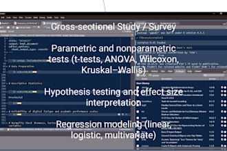 do data analysis of medical research