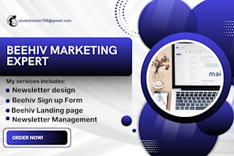 design  beehiv email marketing campaigns, newsletter